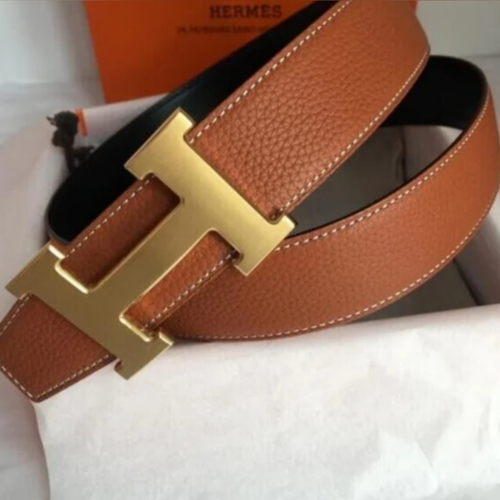 Hermes Tan Belt